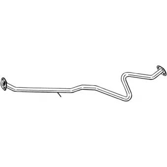 KLOKKERHOLM 900-057 - Tuyau d'échappement