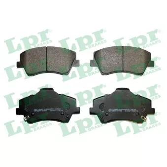 Jeu de 4 plaquettes de frein avant LPR OEM 58101F0A00