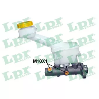 Maître-cylindre de frein LPR 6354 pour NISSAN X-TRAIL 2.0 4x4 - 140cv