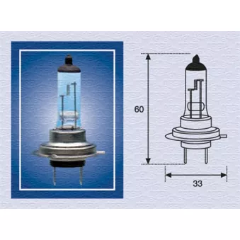 Ampoule, projecteur longue portée MAGNETI MARELLI 002558100000