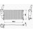 Radiateur, refroidissement du moteur MAGNETI MARELLI [350213161000]