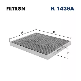 Filtre, air de l'habitacle FILTRON K 1436A pour JEEP CHEROKEE 2.2 CRD 4x4 - 195cv