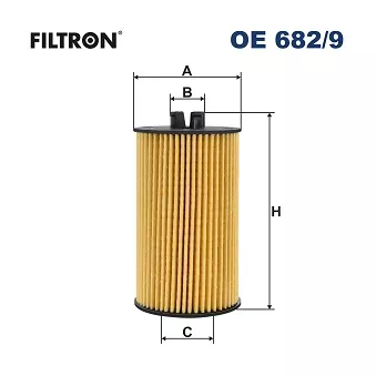 Filtre à huile FILTRON OEM 208 455