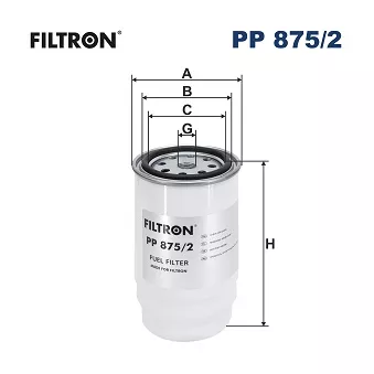Filtre à carburant FILTRON PP 875/2