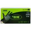 JBM 52682 - Gants nitrile Noir, taille L