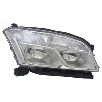 Projecteur principal TYC 20-14581-05-2 pour CHEVROLET TRAX 1.4 LPG - 140cv