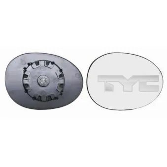 TYC 305-0115-1 - Verre de rétroviseur, rétroviseur extérieur