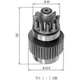Pignon, démarreur MAGNETI MARELLI OEM 2810054170