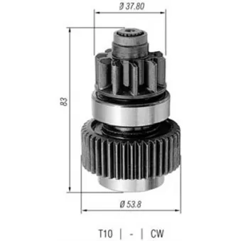 Pignon, démarreur MAGNETI MARELLI 940113020318