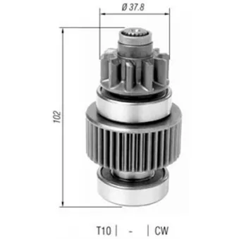 Pignon, démarreur MAGNETI MARELLI 940113020383
