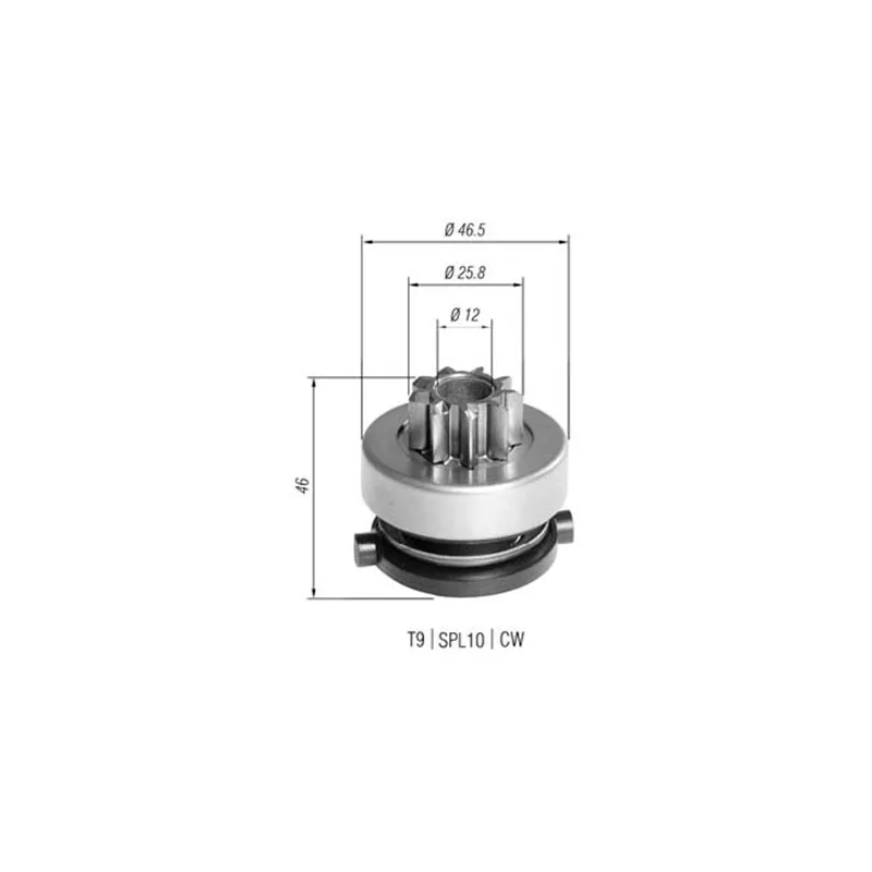 Embrayage à roue libre, démarreur MAGNETI MARELLI 940113020389 - Visuel 1