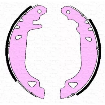 Jeu de 4 plaquettes de frein avant MAGNETI MARELLI 360219192043