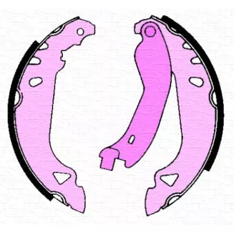 Jeu de 4 plaquettes de frein avant MAGNETI MARELLI 360219196378