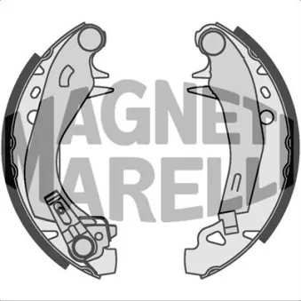 Jeu de 4 plaquettes de frein avant MAGNETI MARELLI 360219192192 pour VOLKSWAGEN PASSAT 1.3 - 55cv