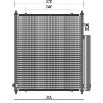Condenseur, climatisation MAGNETI MARELLI OEM 80110SAA003