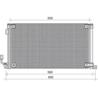 Condenseur, climatisation NRF 35328
