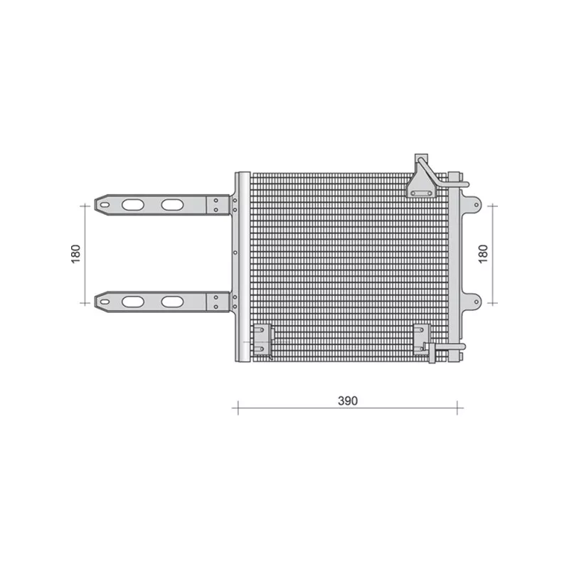 Condenseur, climatisation MAGNETI MARELLI 350203291000 - Visuel 1