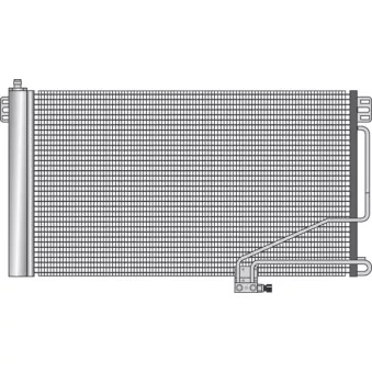 Condenseur, climatisation MAGNETI MARELLI 350203374000 pour MERCEDES-BENZ CLASSE C C 200 Kompressor - 163cv