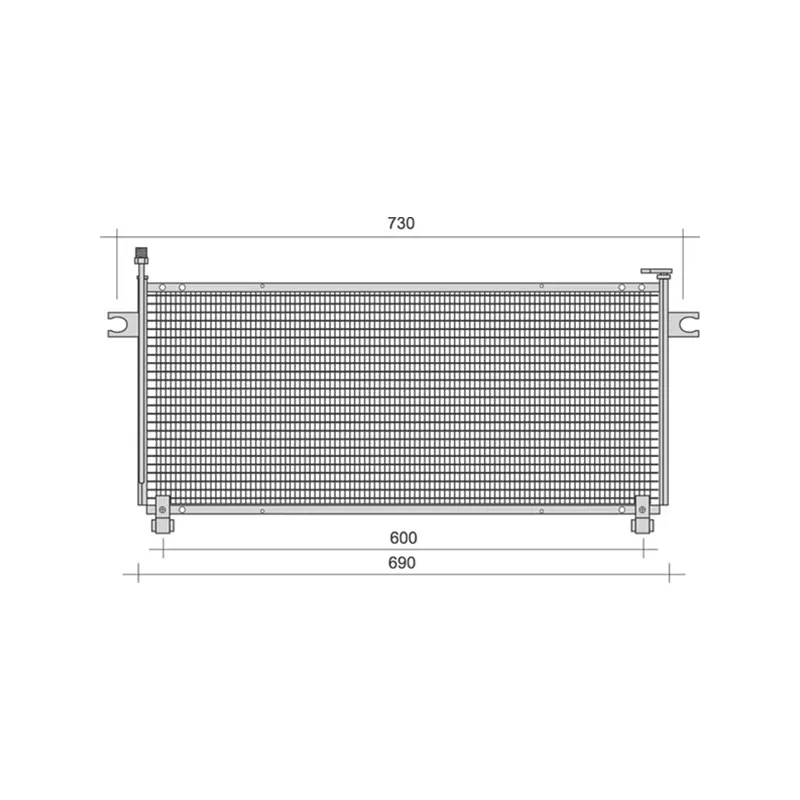 Condenseur, climatisation MAGNETI MARELLI 350203400000 - Visuel 1
