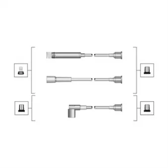 Kit de câbles d'allumage MAGNETI MARELLI OEM 90421759
