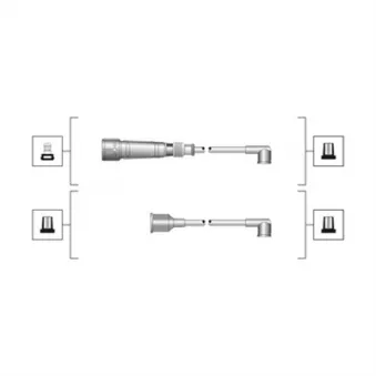 MAGNETI MARELLI 941319170089 - Kit de câbles d'allumage