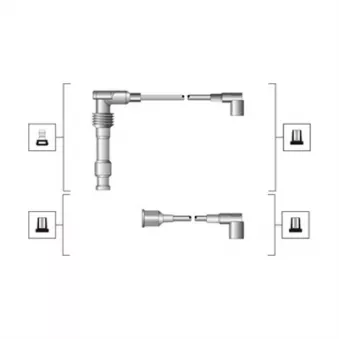Kit de câbles d'allumage MAGNETI MARELLI OEM 1612505