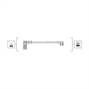MAGNETI MARELLI 941319170074 - Kit de câbles d'allumage