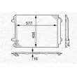 MAGNETI MARELLI 350203634000 - Condenseur, climatisation
