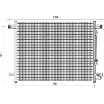 Condenseur, climatisation DELPHI TSP0225515
