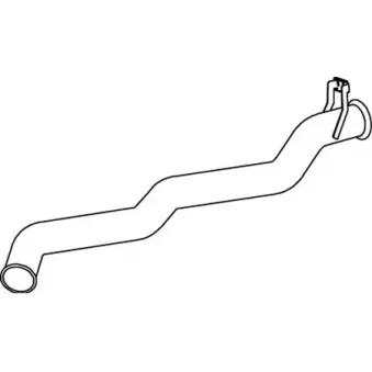 Tuyau d'échappement DINEX 68692