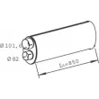 DINEX 47308 - Pot de détente/silenciaux arrière