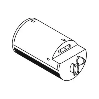 Silencieux arrière DINEX OEM 555005