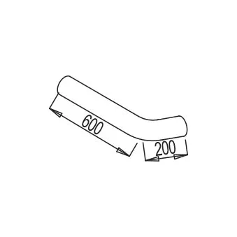Tuyau d'échappement DINEX OEM 6772789