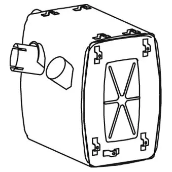 Pot de détente/silenciaux arrière DINEX 50456 pour MERCEDES-BENZ ACTROS MP2 / MP3 3339 AK - 394cv