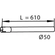 DINEX 54612 - Tuyau d'échappement