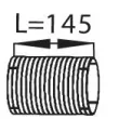 Tuyau souple, échappement DINEX [68703]