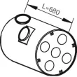 DINEX 80404 - Pot de détente/silenciaux arrière