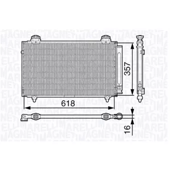 Condenseur, climatisation DELPHI CF20181