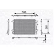 MAGNETI MARELLI 350203640000 - Condenseur, climatisation