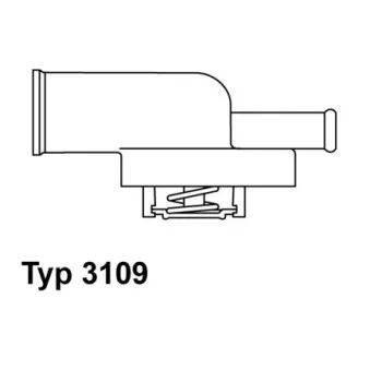 WAHLER 3109.82D - Thermostat d'eau