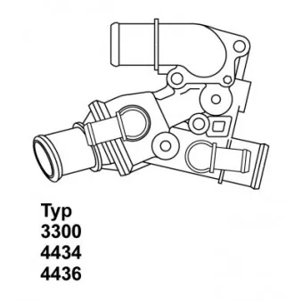 Thermostat d'eau WAHLER 3300.80D