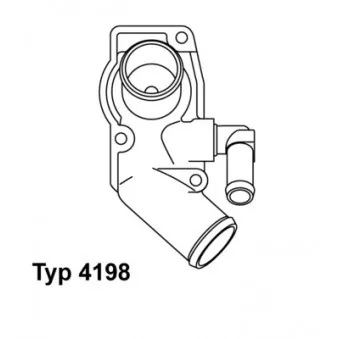 Thermostat d'eau WAHLER OEM 1338100