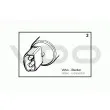 Continental VDO 246-075-044-001Z - Pompe d'eau de nettoyage, nettoyage des vitres
