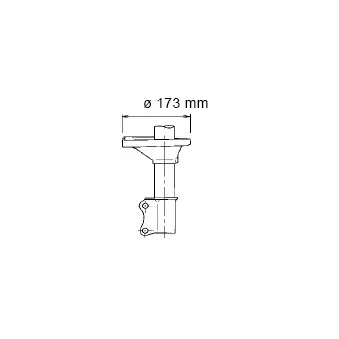 Amortisseur arrière gauche KYB OEM 5536122101