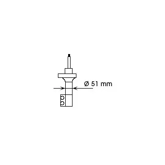 Amortisseur arrière gauche KYB OEM 5530357C00