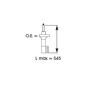 Amortisseur avant gauche KYB OEM 4852049066