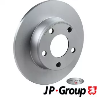 Jeu de 2 disques de frein arrière JP GROUP OEM 4B0615601B