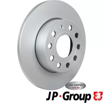 Jeu de 2 disques de frein arrière JP GROUP OEM 1K0615601AJ