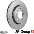 JP GROUP 1163207000 - Jeu de 2 disques de frein arrière