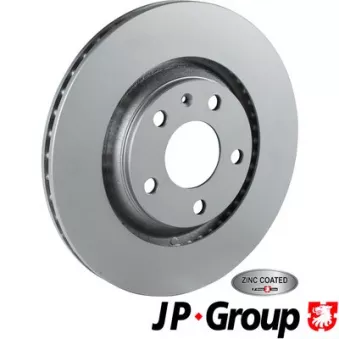 JP GROUP 1163207500 - Jeu de 2 disques de frein avant